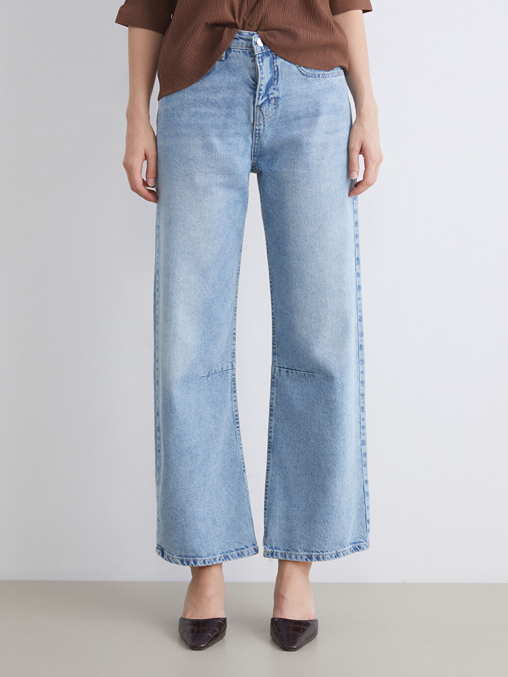 Wideleg Women's Jeans-3