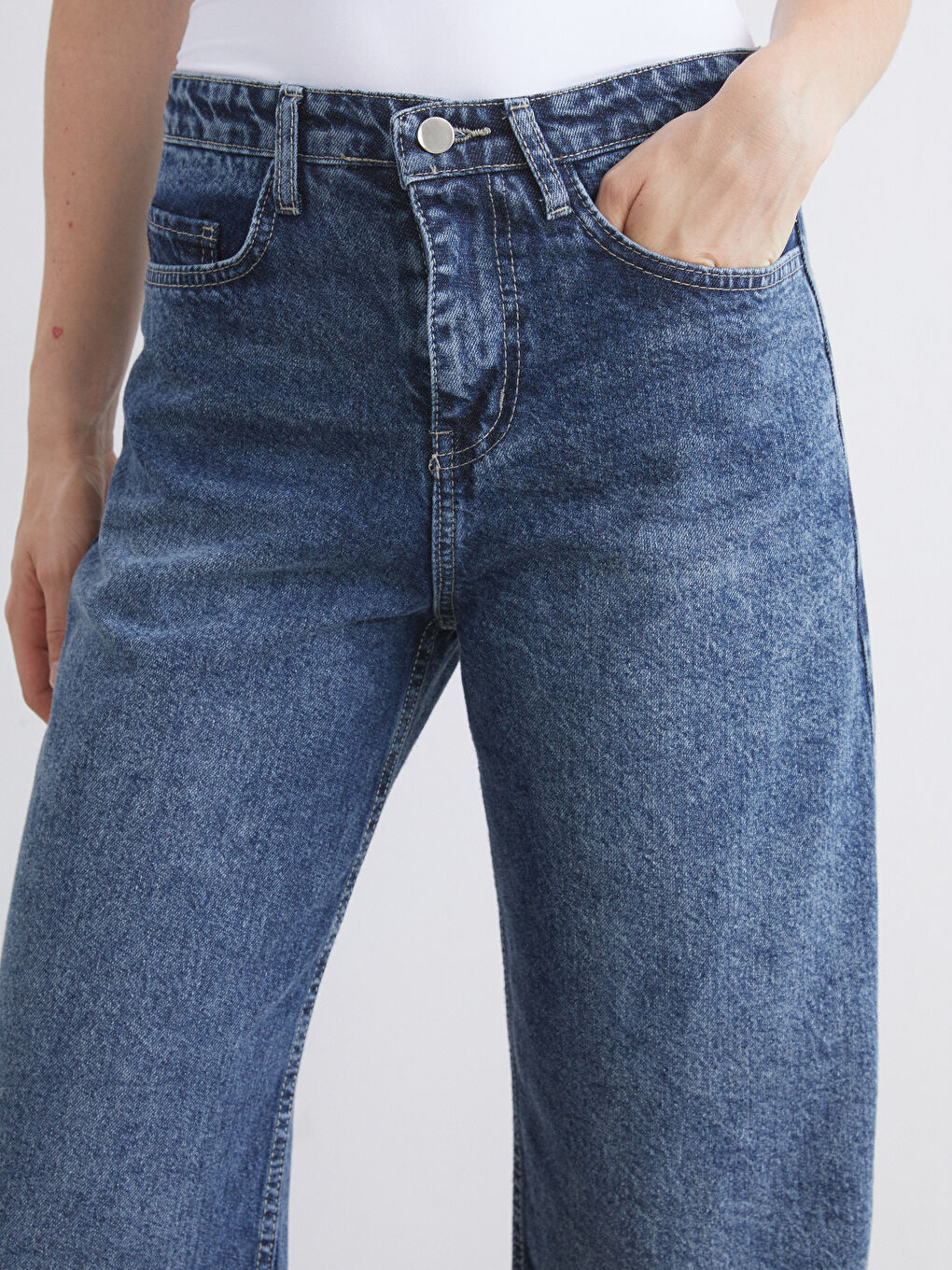 Wideleg Women's Jeans-5