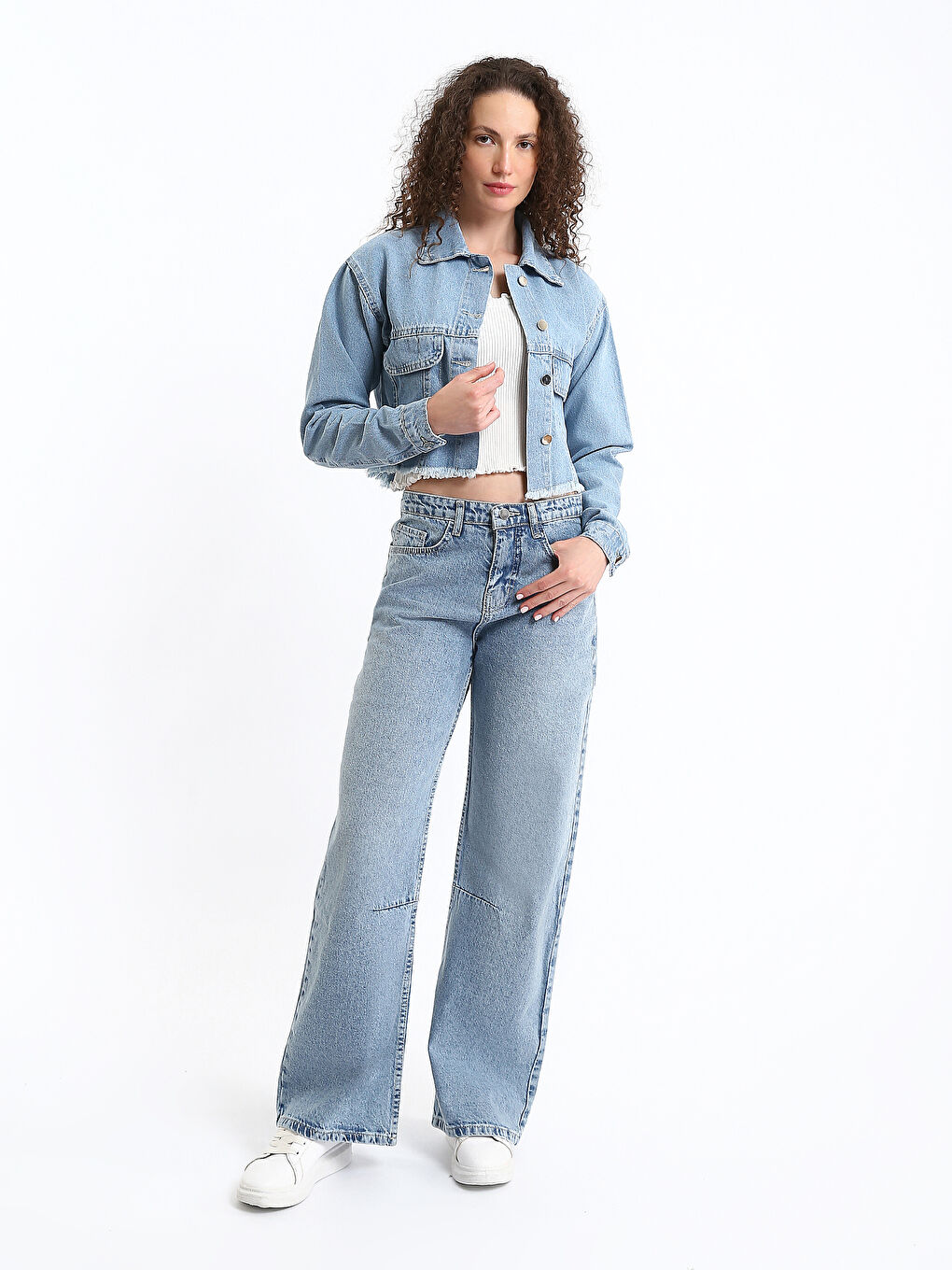 Wideleg Women's Jeans-1