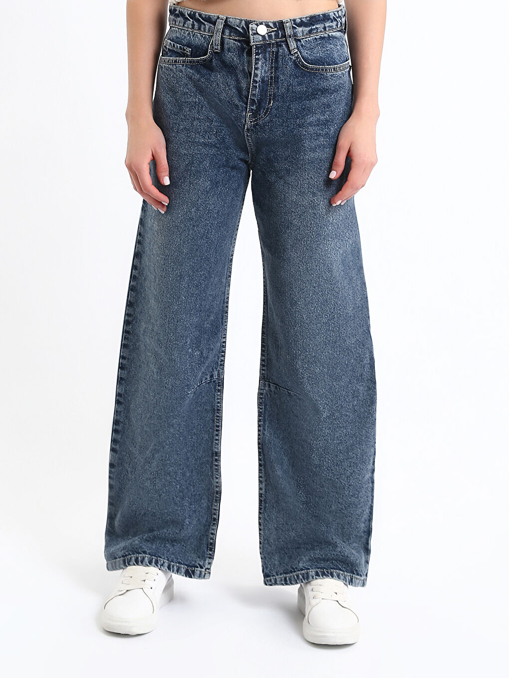 Wideleg Women's Jeans-2