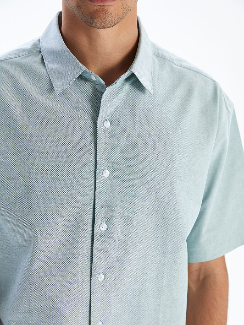 Regular Fit Short Sleeve Men's Shirt-2