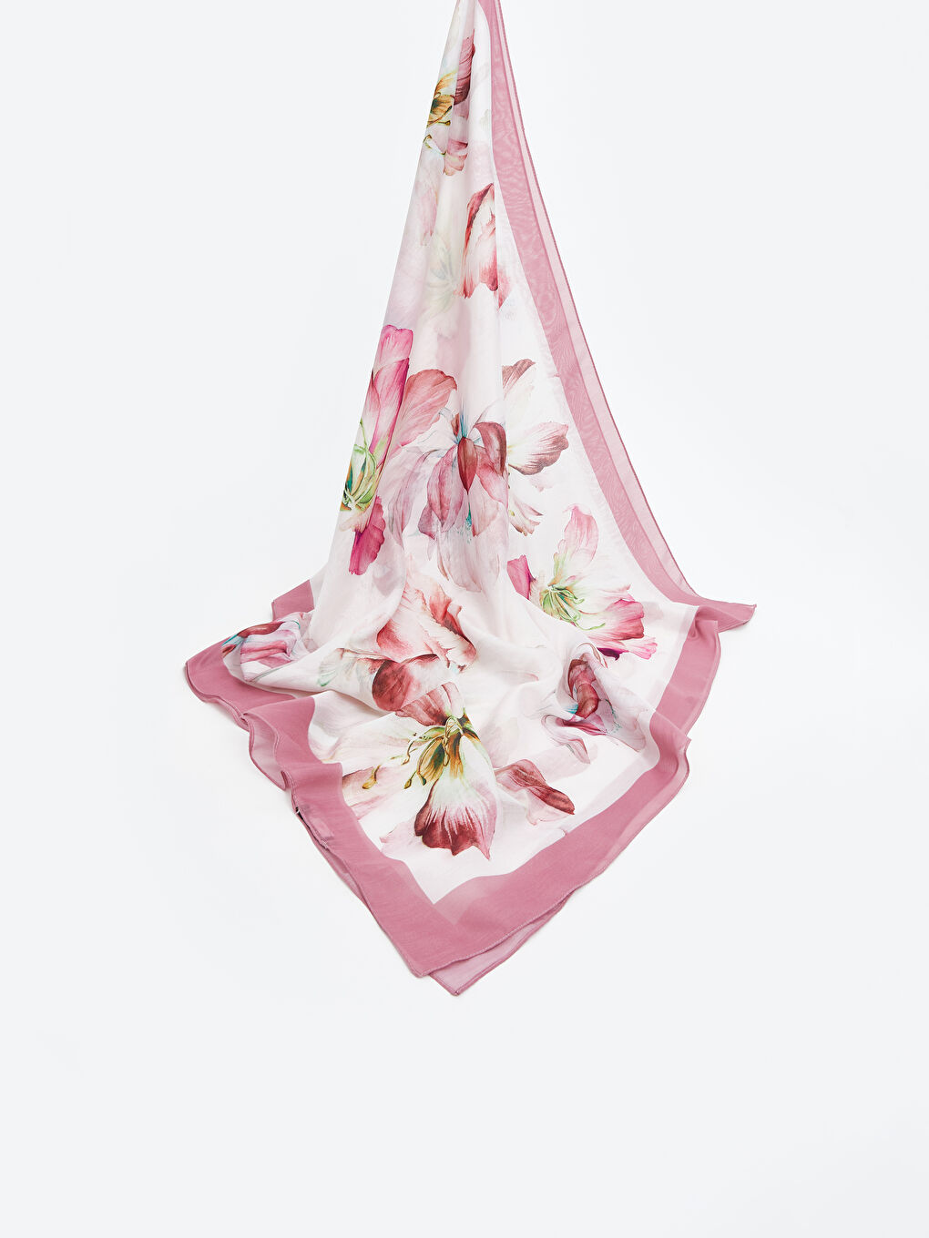 Floral Women's Scarf -S5RO12Z8-LT9