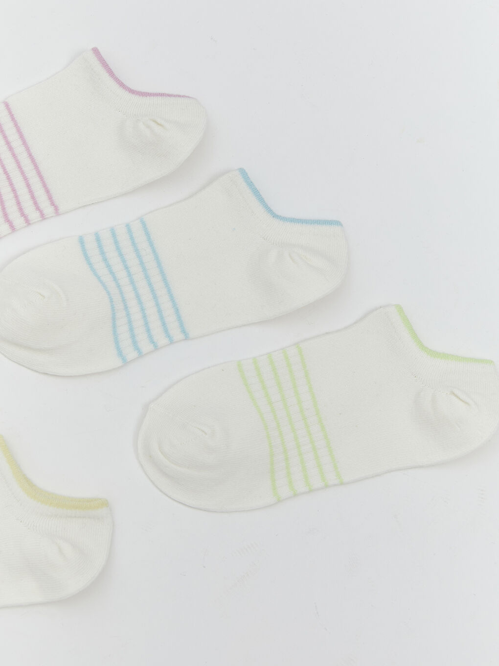Striped Women's Trainer Socks 5 Pack -S5RO14Z8-FDU
