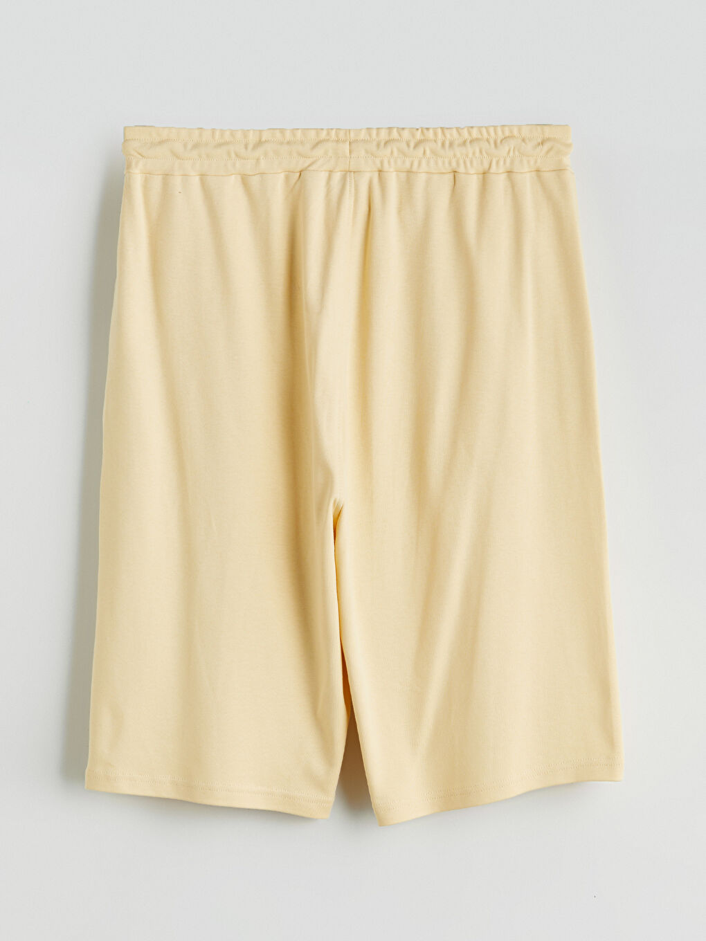 Sarı Standart Kalıp Erkek Pijama Alt Şort-5