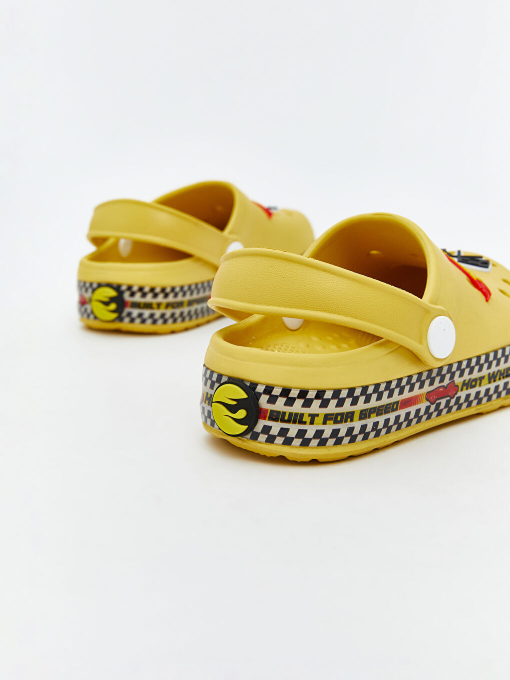 Sarı Hot Wheels Baskılı Erkek Çocuk Plaj Sandaleti-4