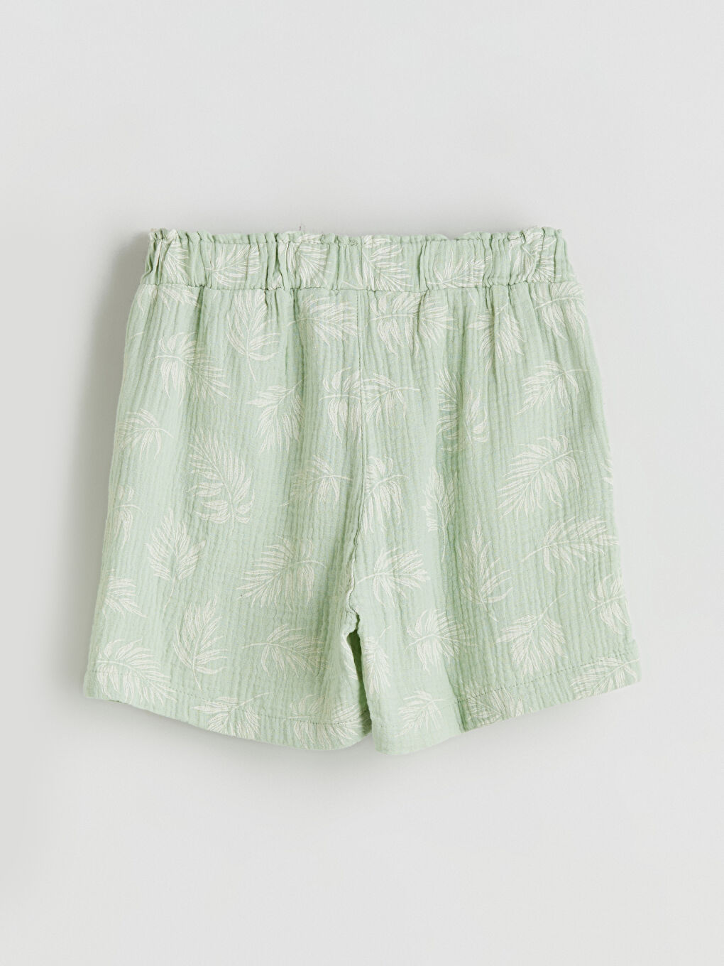 Pantaloni scurți Muselină cu Talie Elastică pentru Fete-2