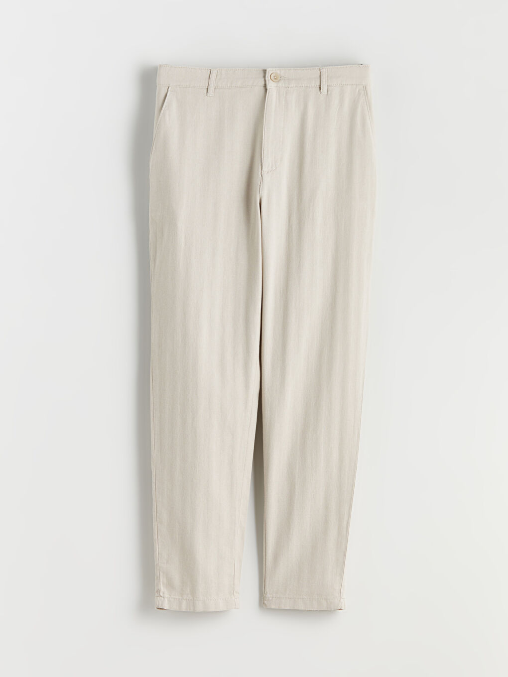 LCW Vision Slim Fit Linen Blend Men's Trousers -S5RO42Z8-SX6