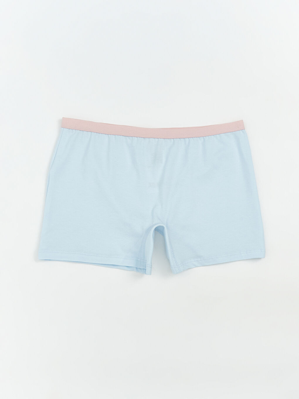 Mavi Beli Lastikli  Kız Çocuk Boxer