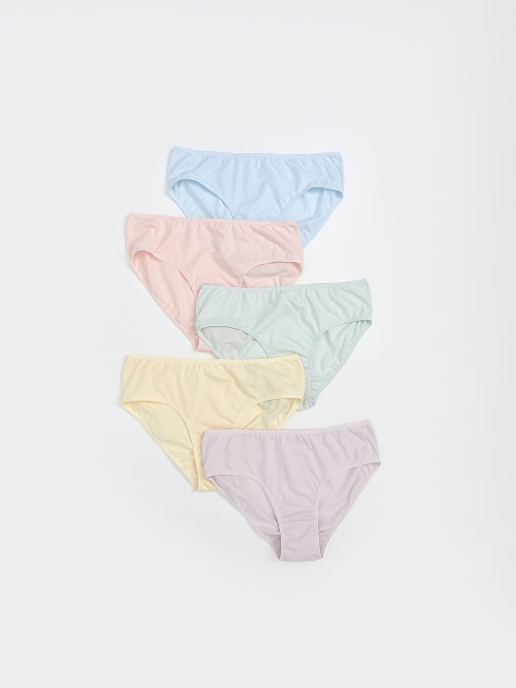 Mavi Basic Kız Çocuk Külot 5'li