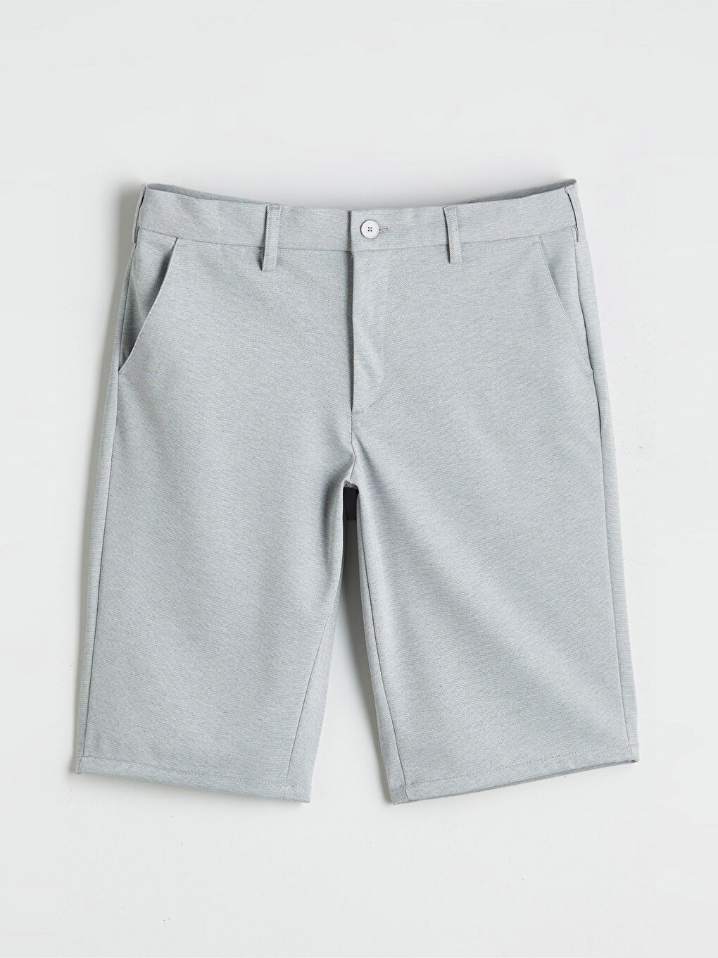 Gri Standart Kalıp Erkek Şort-4