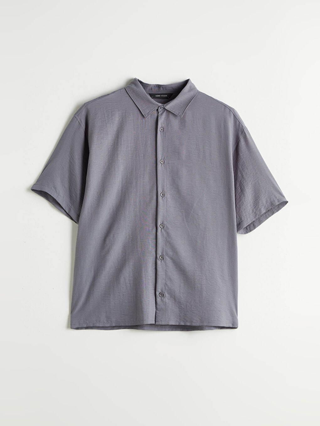 Regular Fit Short Sleeve Dobby Men's Shirt -S5RP00Z8-DBJ