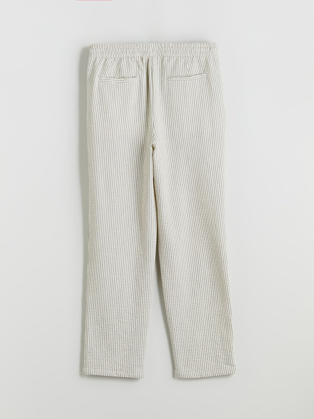 Ekru Standart Kalıp Erkek Pantolon-5