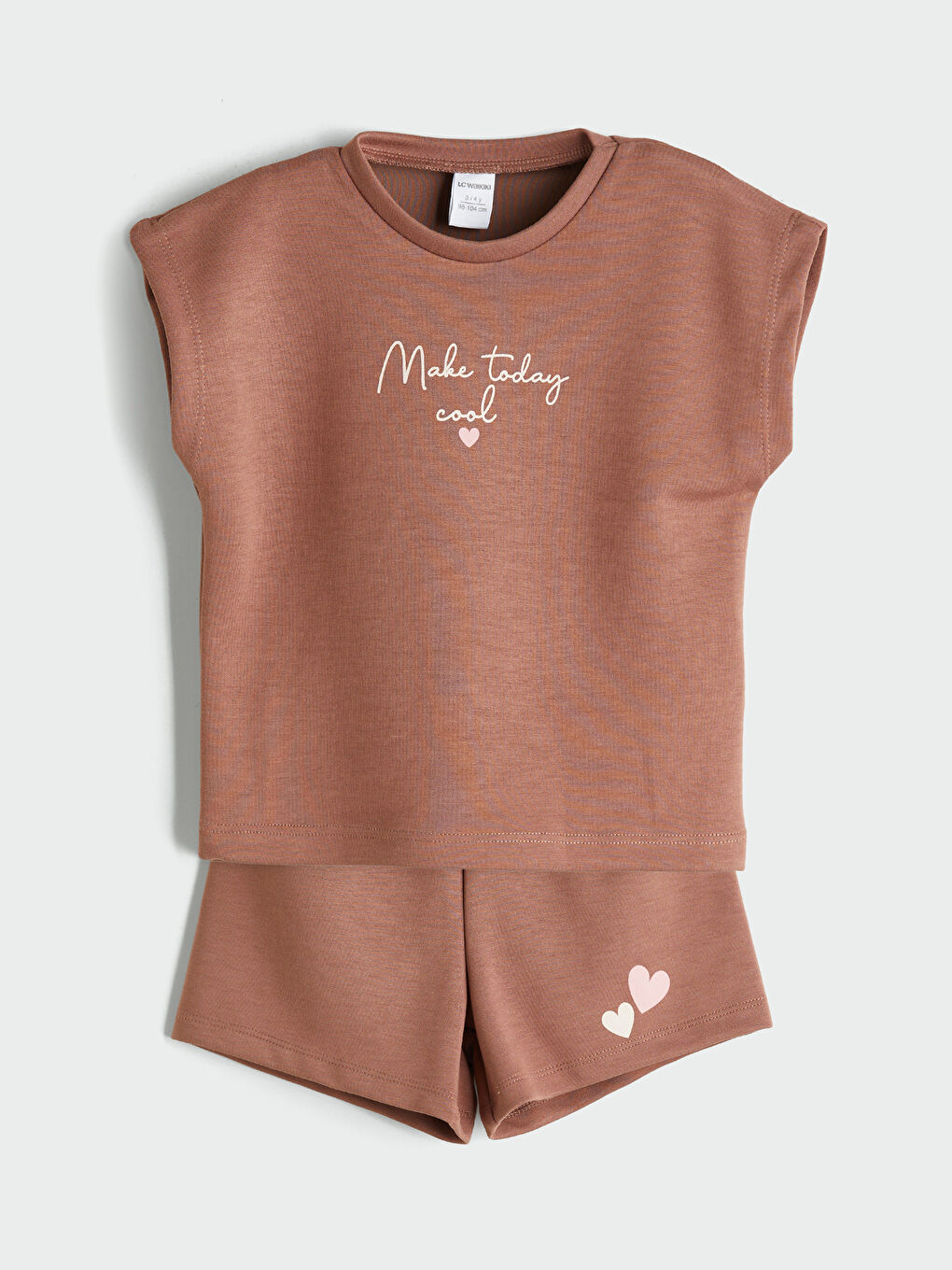 LCW Kids Girl BROWN Set -S5RP10Z1-H31
