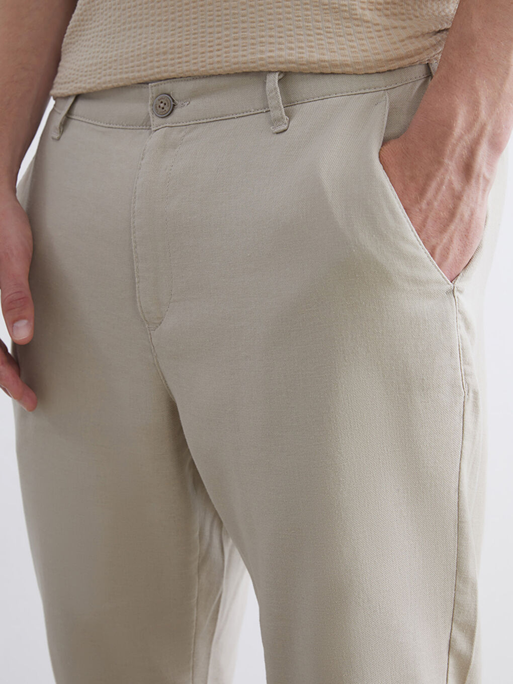 Standard Fit Men's Chino Trousers-2