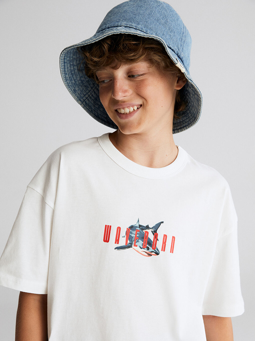 Crew Neck Boys' T-Shirt-3