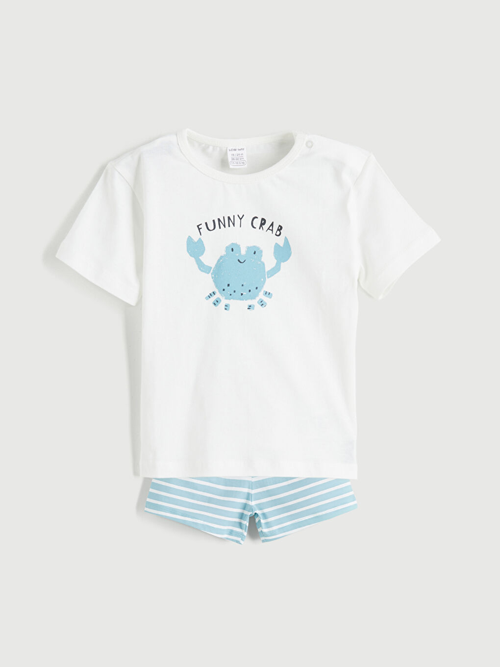 LCW baby طقم بيج فاتح / ايكرو طفل رضيع -S5RP53Z1-KXP