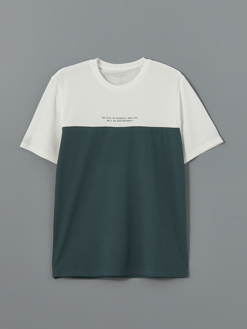 Crew Neck Short Sleeve Color Block Men's T-Shirt-9