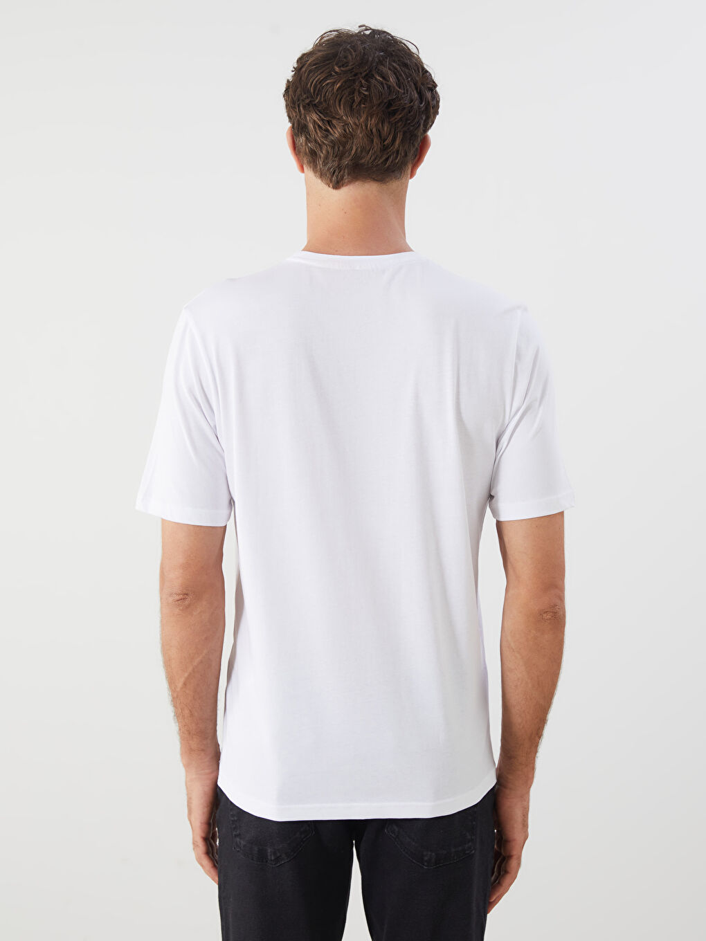 LCWAIKIKI Classic Crew Neck Jersey Men's T-Shirt -S5RP55Z8-Q6K