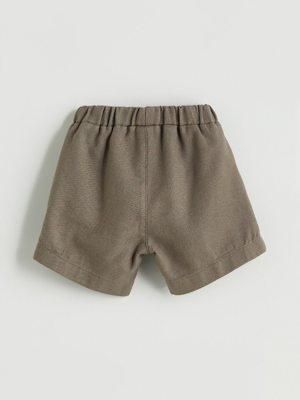 Kahverengi Erkek Bebek Cepli Şort-1