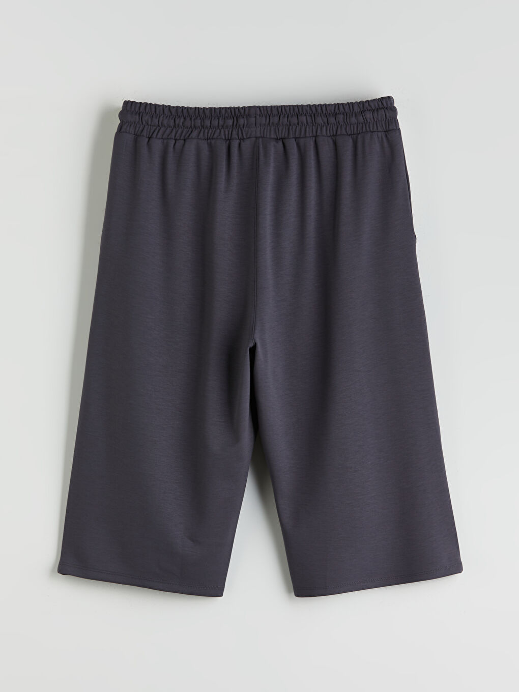 Antrasit Standart Kalıp Erkek Şort-5