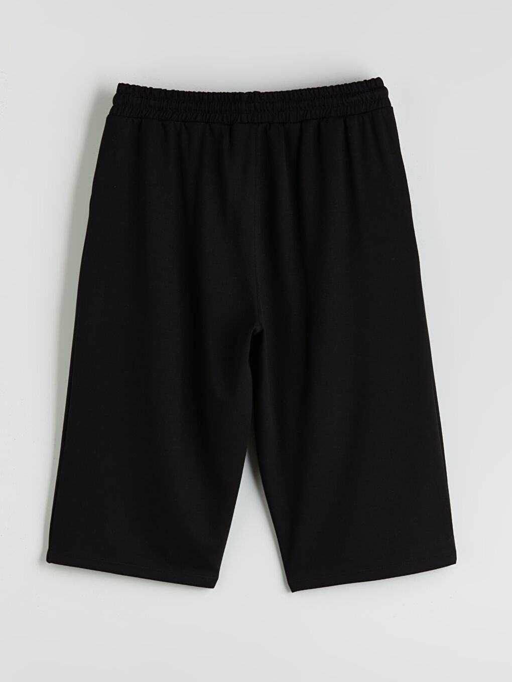 Siyah Standart Kalıp Erkek Şort-9