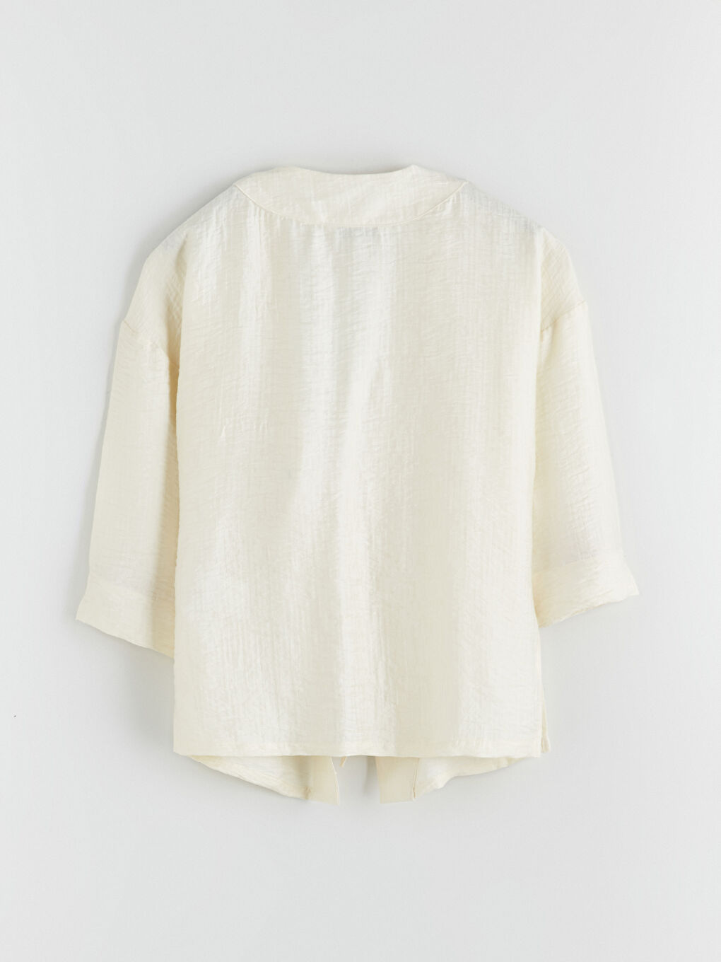 V Neck Textured Women's Kimono-5