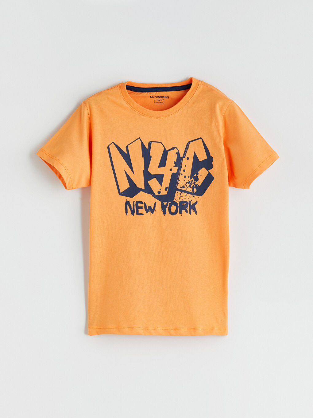 Crew Neck New York Printed Boys' Shorts Pyjamas Set -S5RQ14Z4-KY7