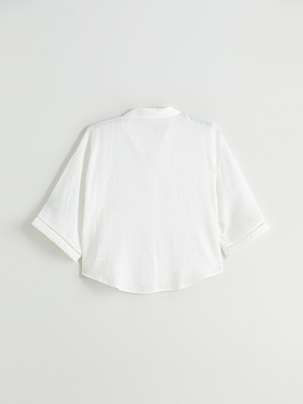 Oversize Dobby Women's Shirt -S5RQ27Z8-R9J