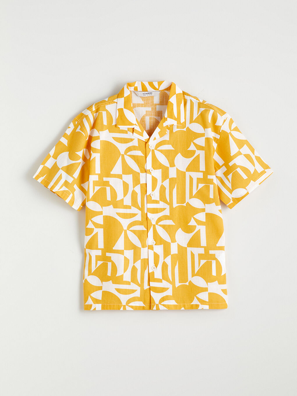 LCW Kids Patterned Short Sleeve Boys' Shirt -S5RQ28Z4-LUG