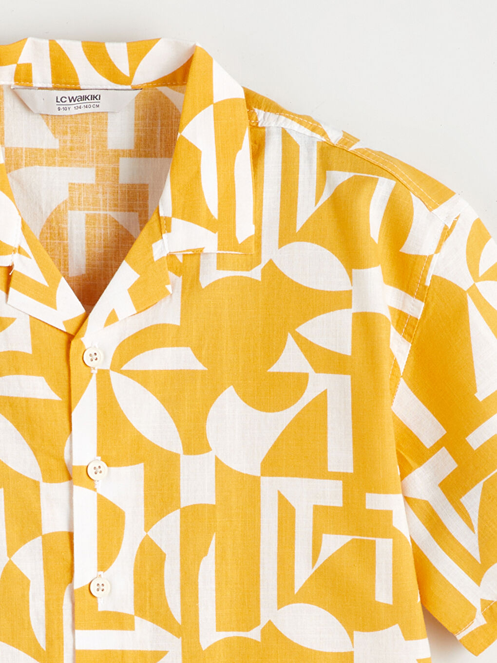 LCW Kids Patterned Short Sleeve Boys' Shirt -S5RQ28Z4-LUG