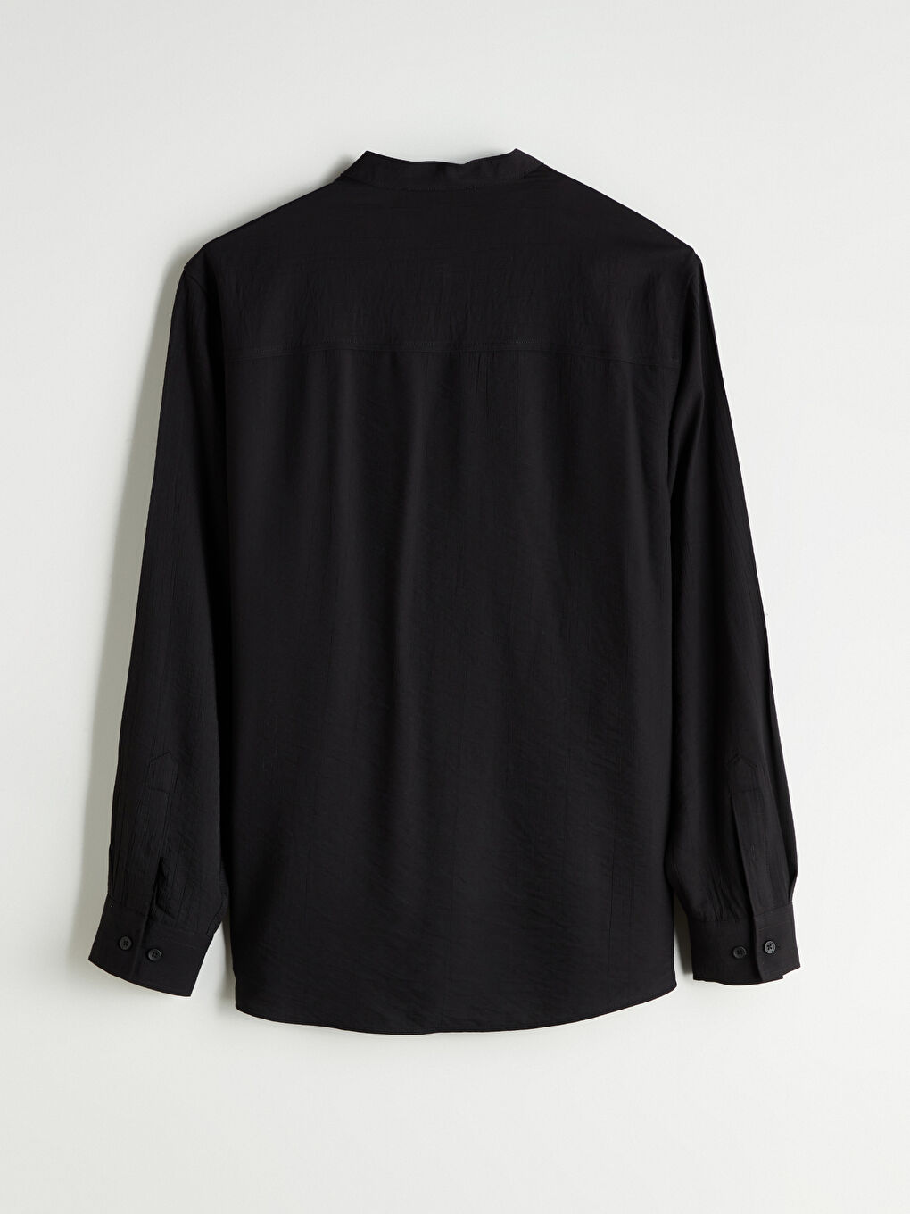 LCW Vision Regular Fit Grandad Collar Long Sleeve Men's Shirt -S5RQ33Z8-CVL