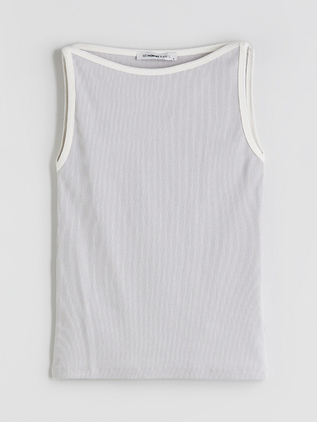 Yeşil Kayık Yaka Fitilli Kadın Atlet-4