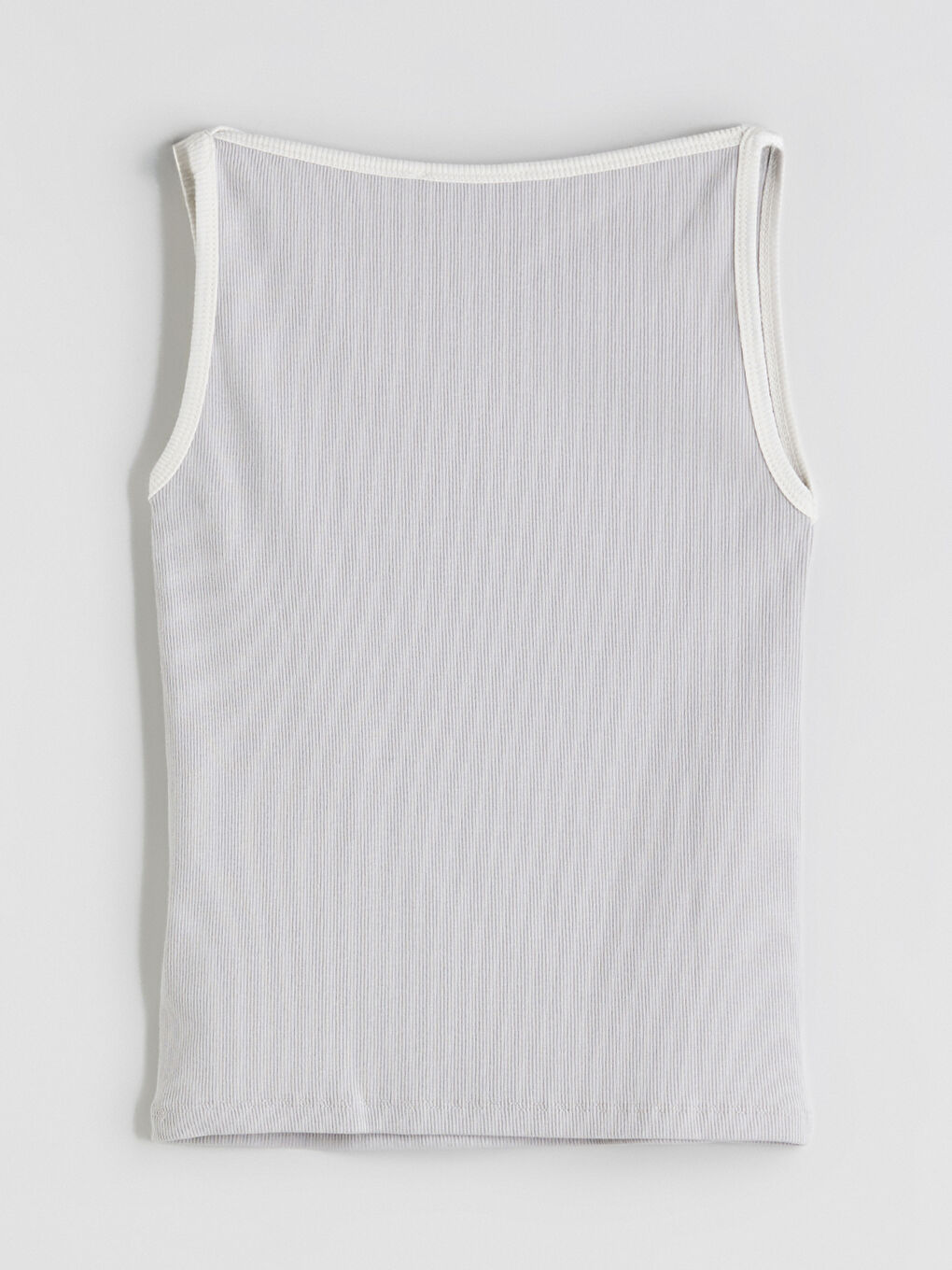 Yeşil Kayık Yaka Fitilli Kadın Atlet-5