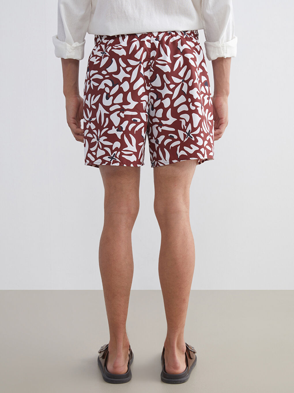 LCW SWIMWEAR Short Patterned Men's Swimming Shorts -S5RQ52Z8-LTQ