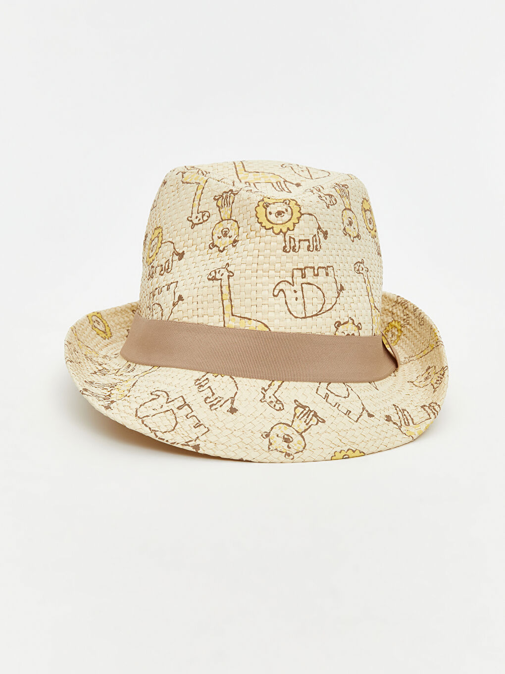 Dinosaur Printed Boys' Fedora Hat