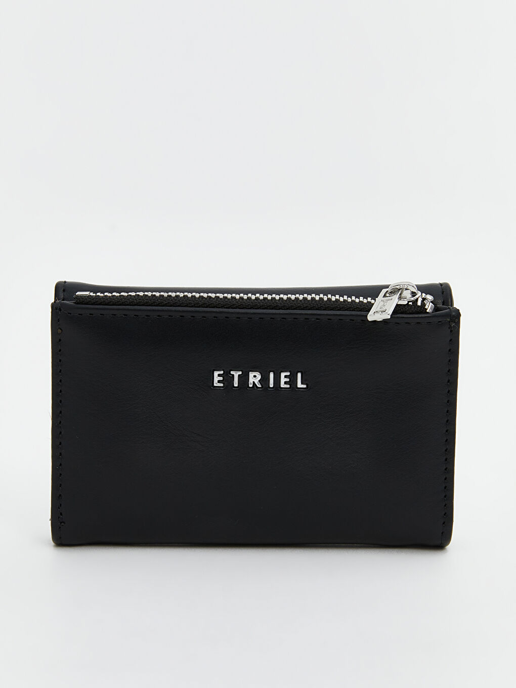 Siyah Deri Görünümlü Kadın Cüzdan