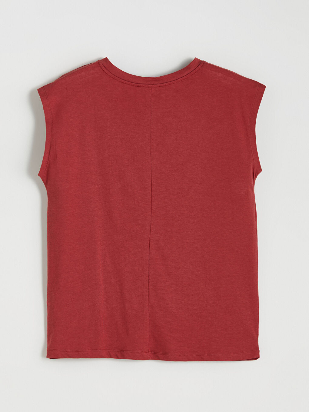 Turuncu Kaçık Yaka Nakışlı Bluz-5