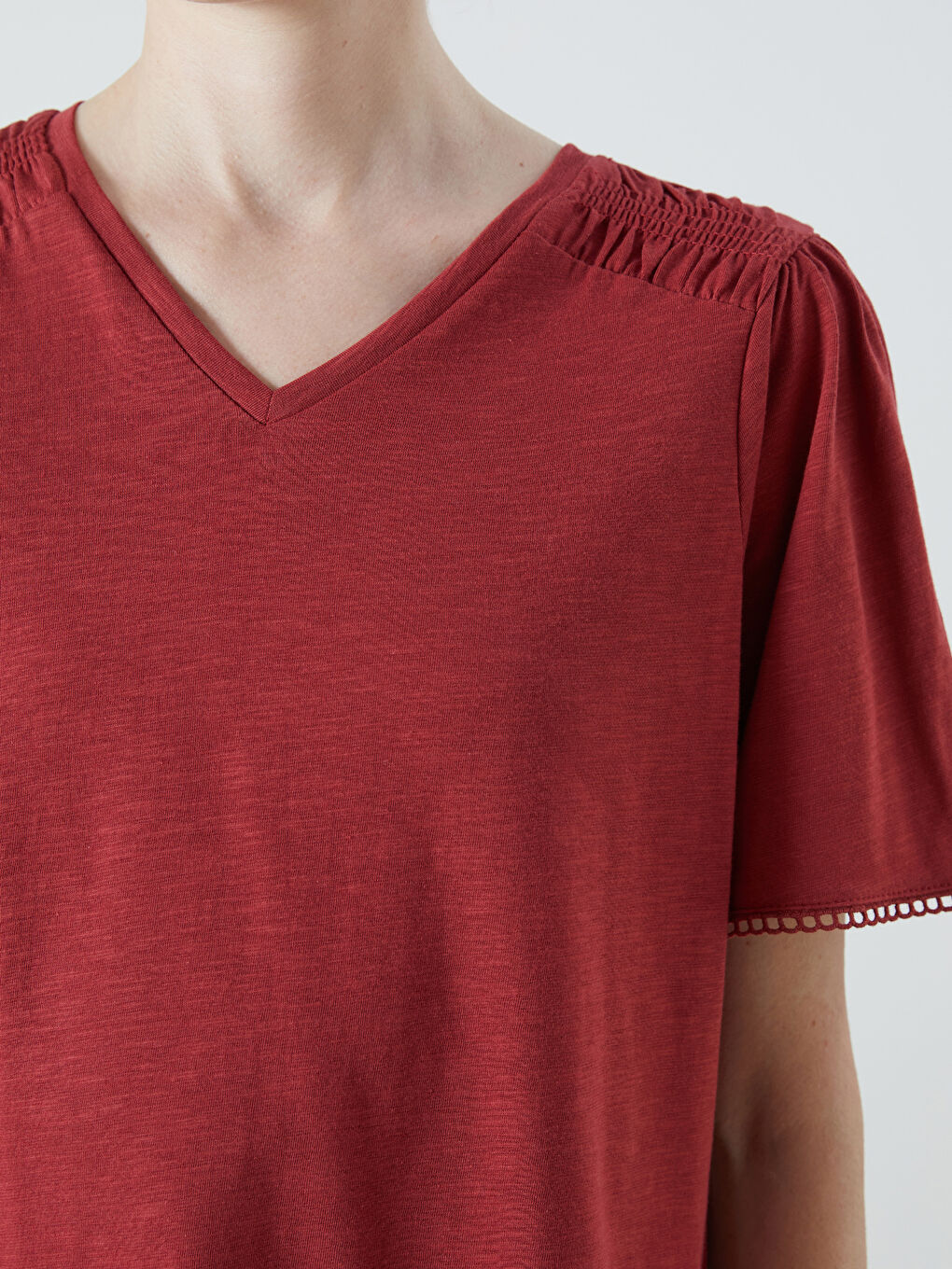 LCW Grace Woman ORANGE T-Shirt -S5RR25Z8-KCN