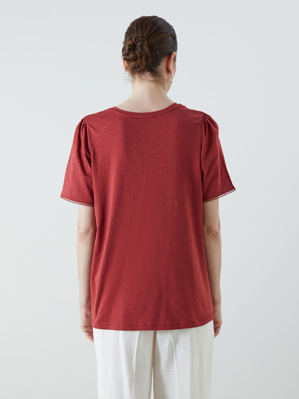 LCW Grace Woman ORANGE T-Shirt -S5RR25Z8-KCN