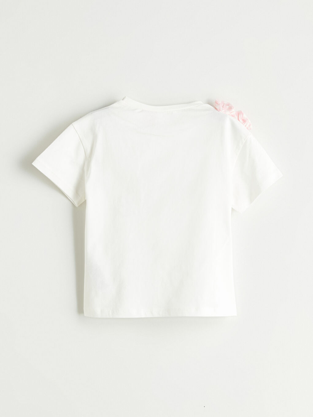 Ekru Barbie Baskılı Kız Çocuk Tişört ve Şort 2'li-3