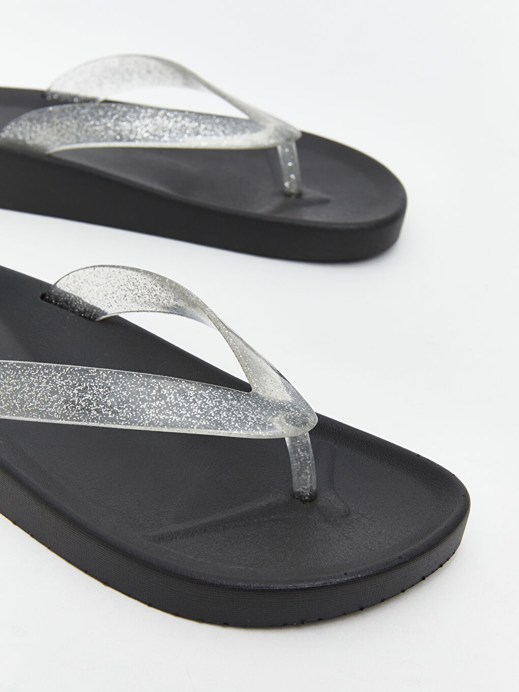 Gri Simli Parmak Arası Terlik-4