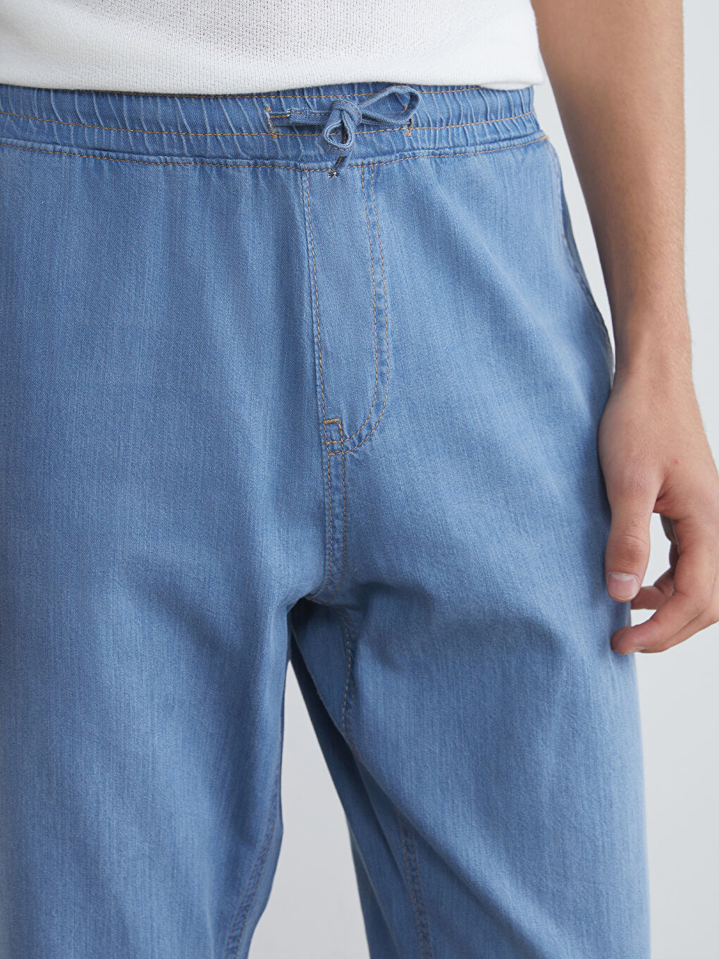 İndigo Baggy Fit Erkek Jean Pantolon-2