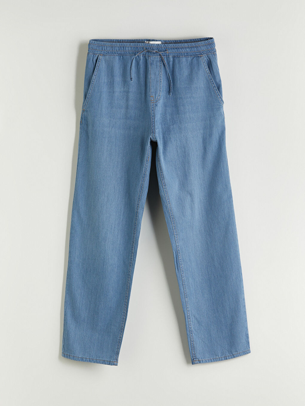 İndigo Baggy Fit Erkek Jean Pantolon-4