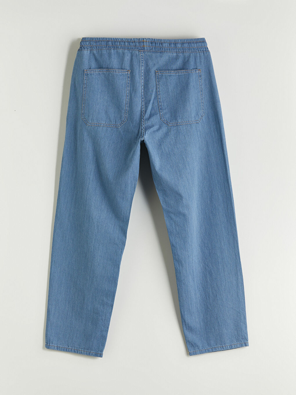 İndigo Baggy Fit Erkek Jean Pantolon-5