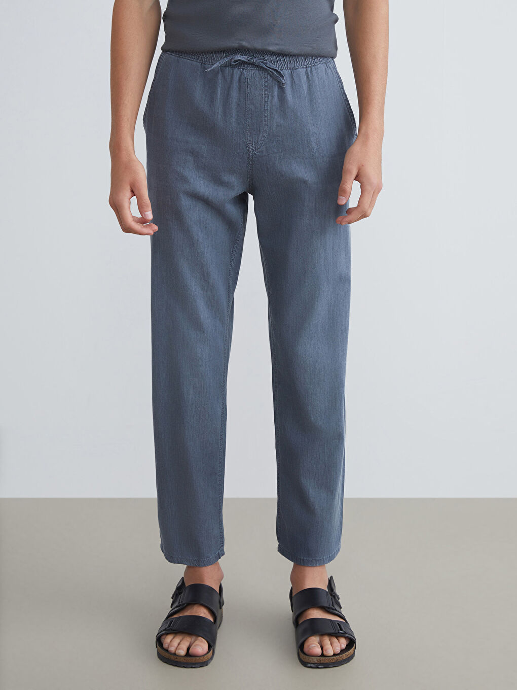 İndigo Loose Fit Erkek Jean Pantolon-1