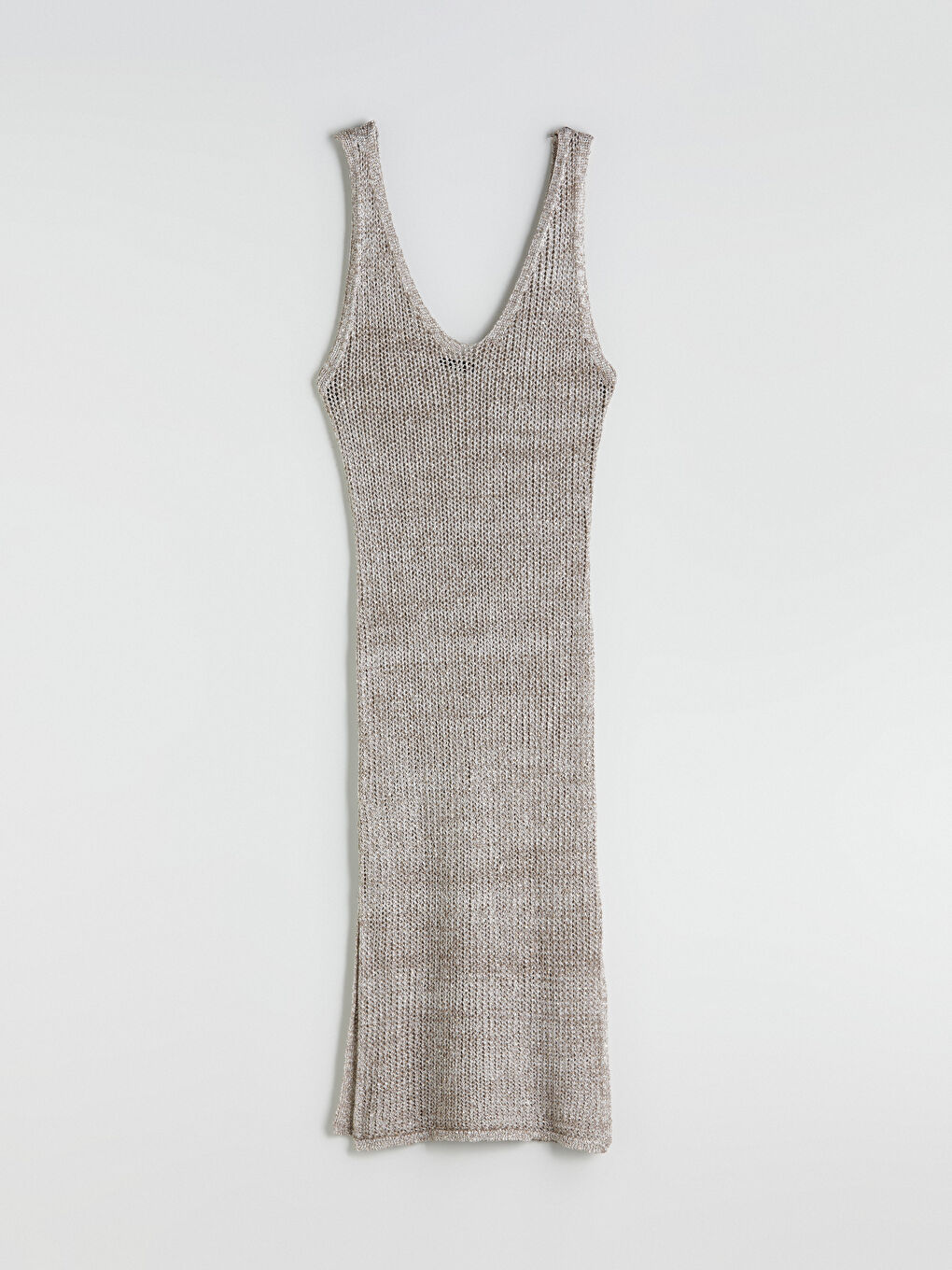 V-Neck Hole-Knitted Beach Dress -S5RR77Z8-ELJ