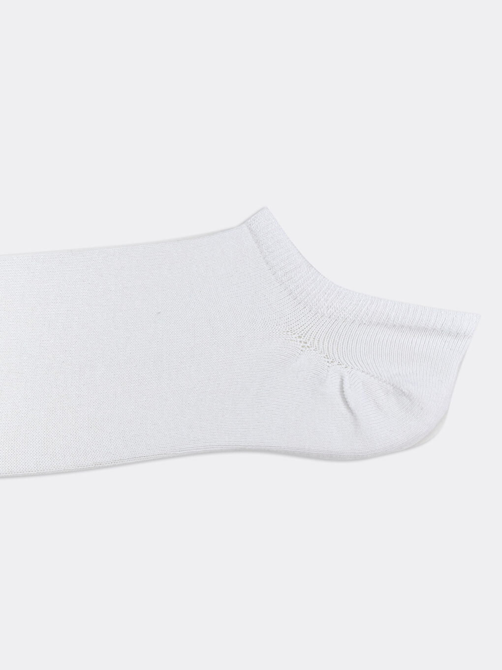 Beyaz Erkek Sneaker Çorap 7'li-1