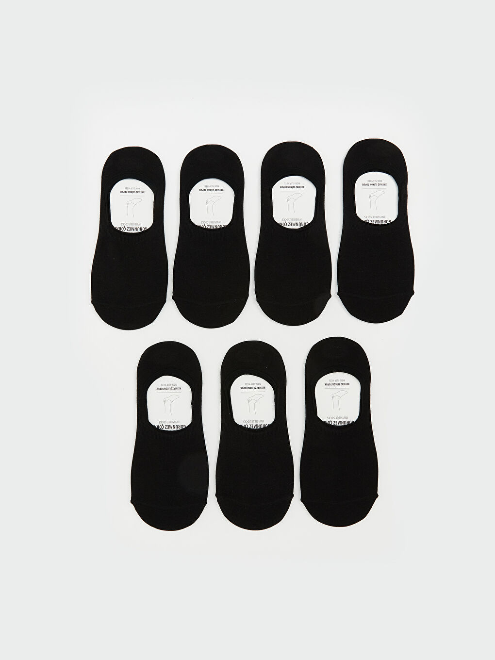 Siyah Erkek Babet Çorap 7'li