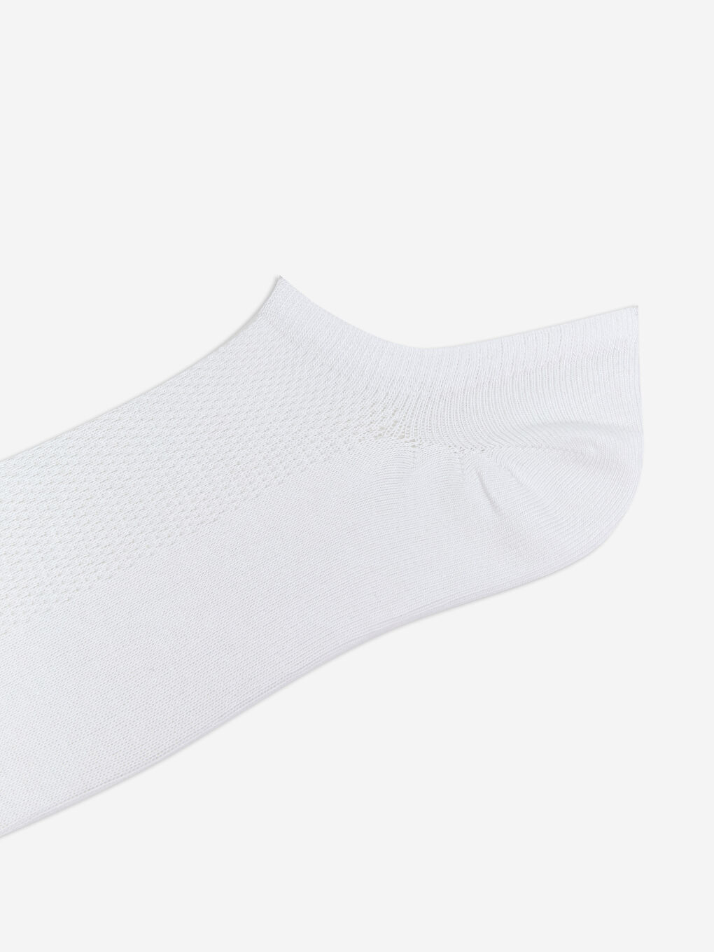 Beyaz Erkek Sneaker Çorap 7'li-1