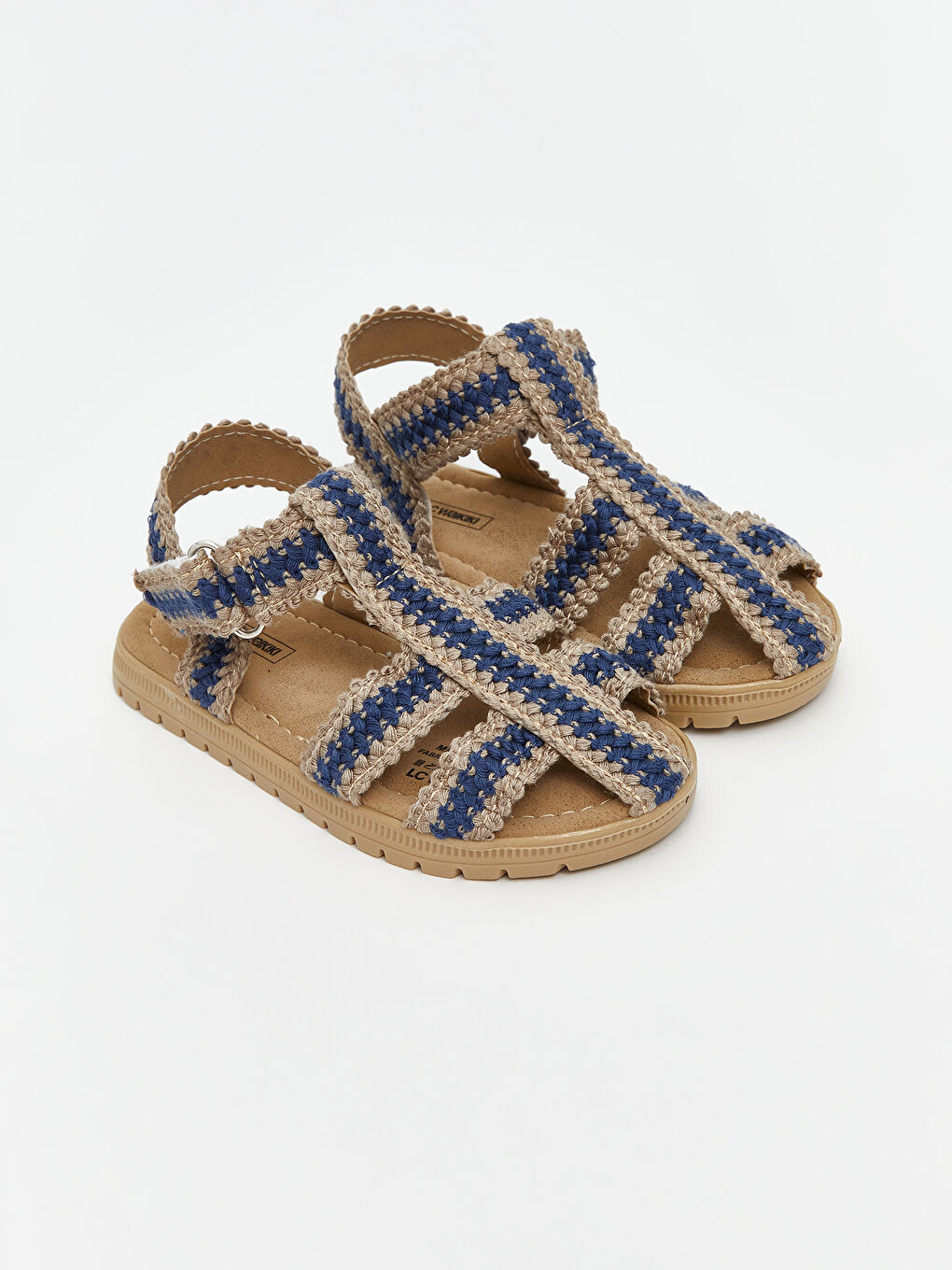 Bej Erkek Bebek Sandalet